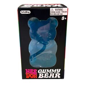 New NEEDOH Gummy Bear‎ “Berry Blast” Blue Fidget Toy Squish Toy.           C3